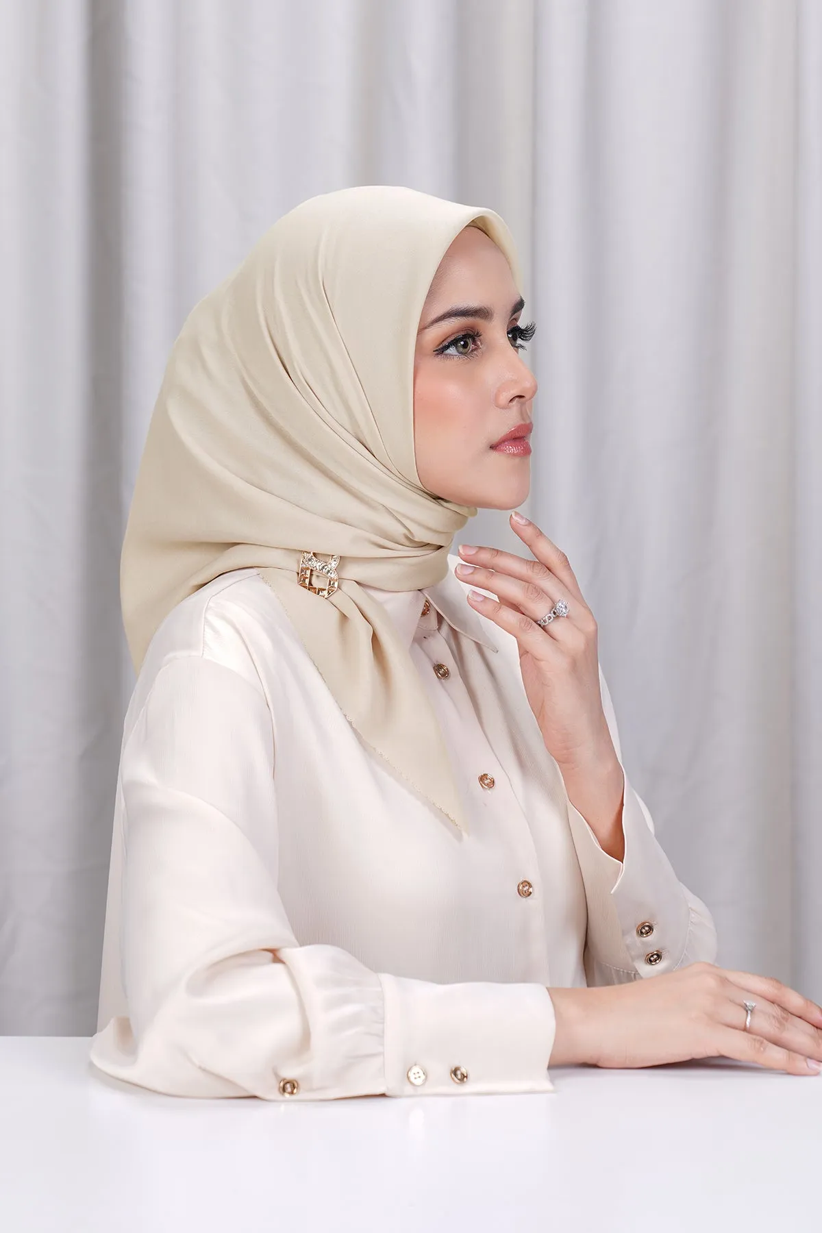 Basic Scarf - Cement