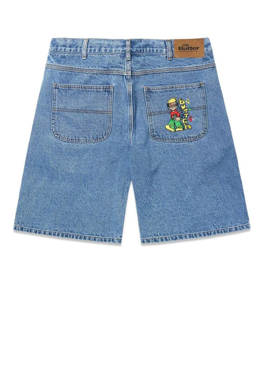 bass denim shorts - Washed Indigo