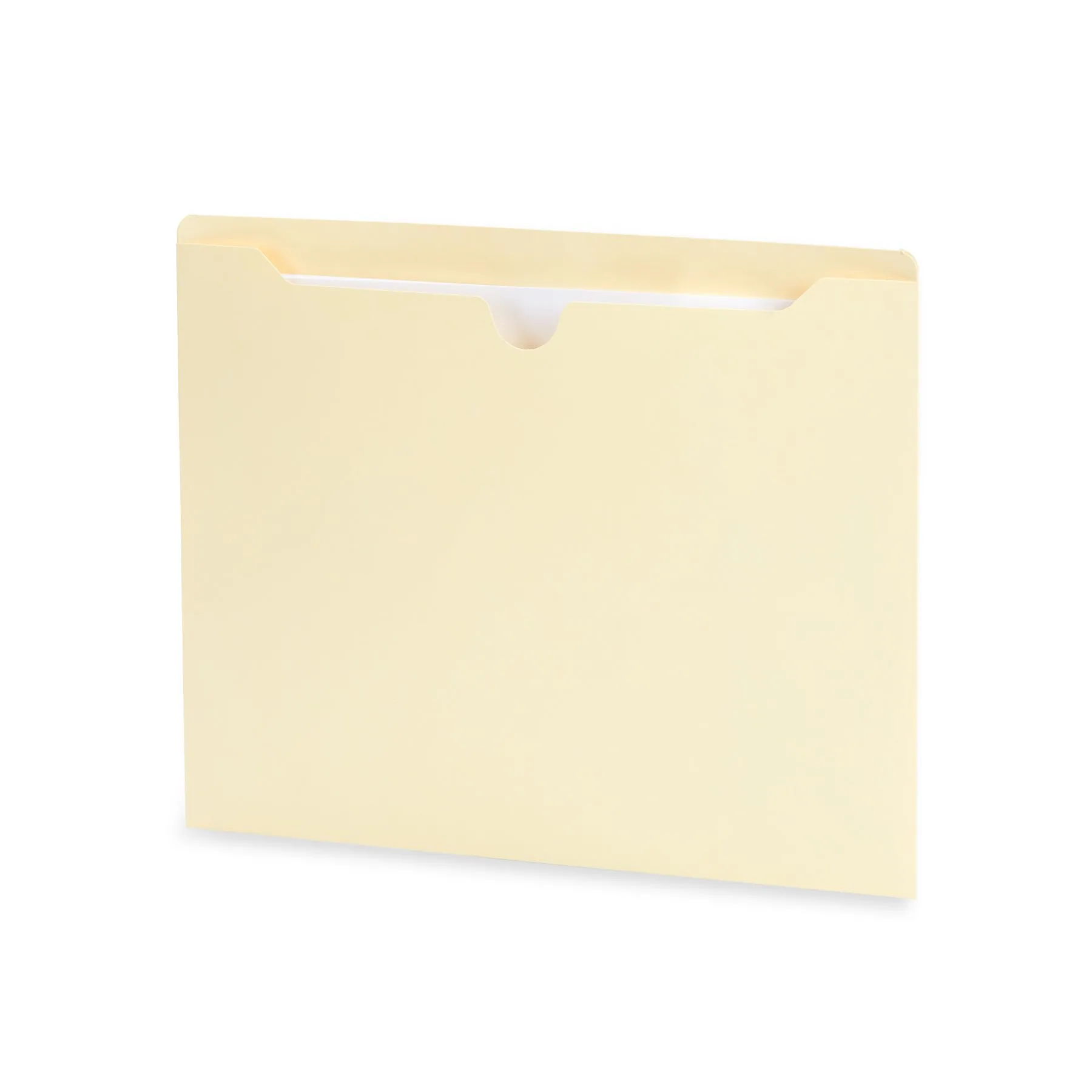 Blue Summit Supplies File Jackets, Letter, No Expansion, Straight Tab, Manila, 100 Pack