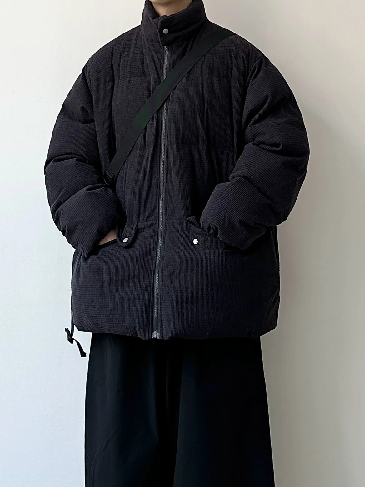 EVER Corduroy Turtleneck Cotton Jacket