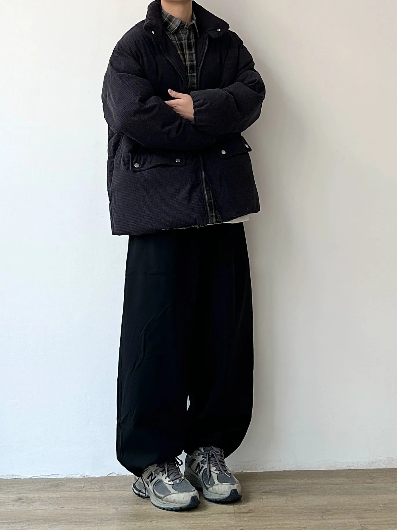 EVER Corduroy Turtleneck Cotton Jacket