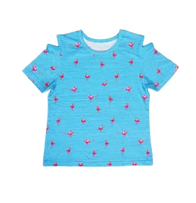 Girls Bird Printed Top