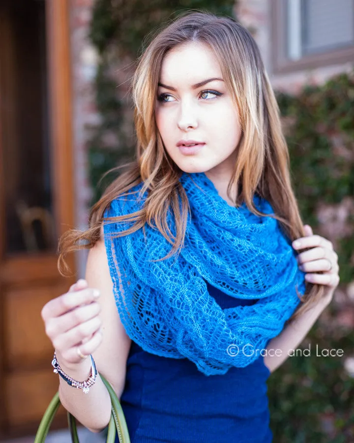 Grace & Lace Lace Knit Scarf