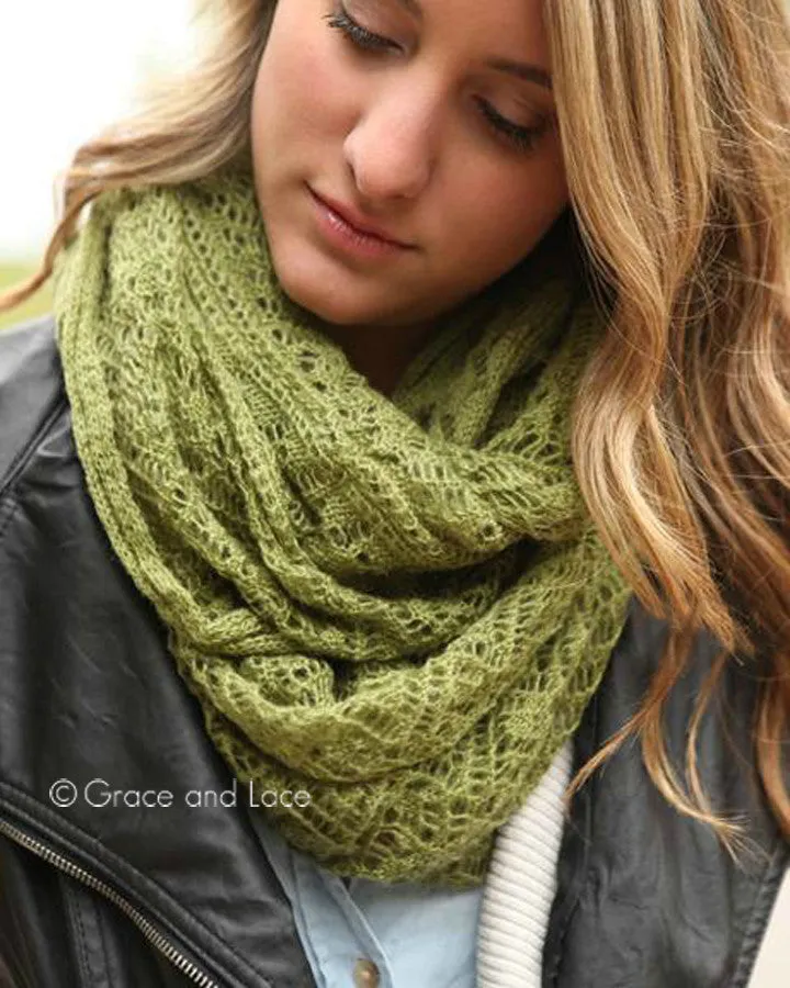 Grace & Lace Lace Knit Scarf