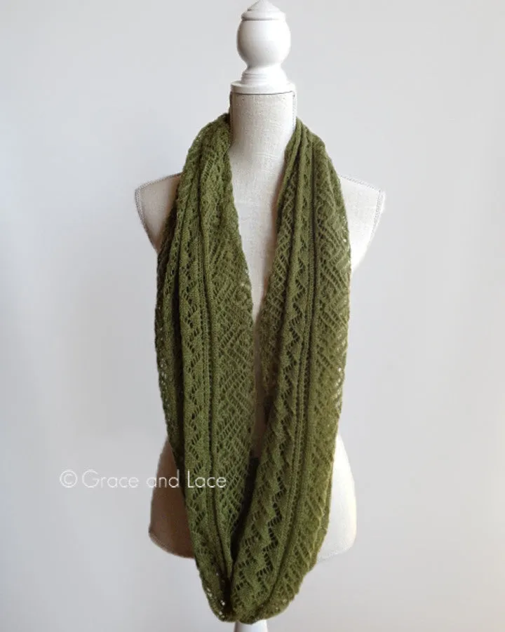 Grace & Lace Lace Knit Scarf