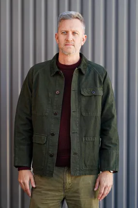 Heimat Textil Heavy Canvas Journey Coat - Military Green