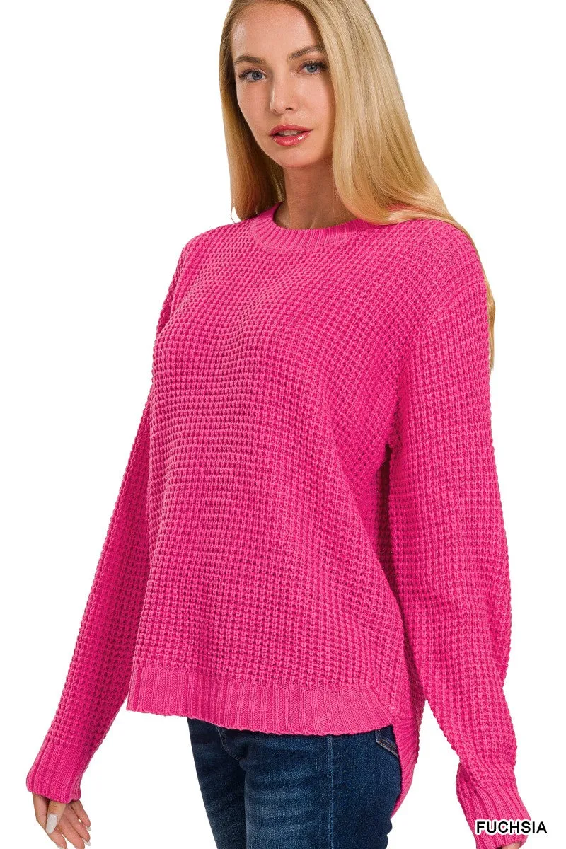 Looking For This Sweater - Fuchsia
