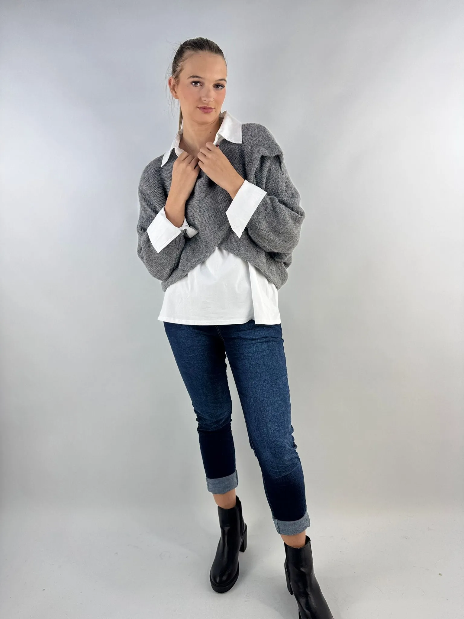 Made in Italy Stretchy Layering Shirt