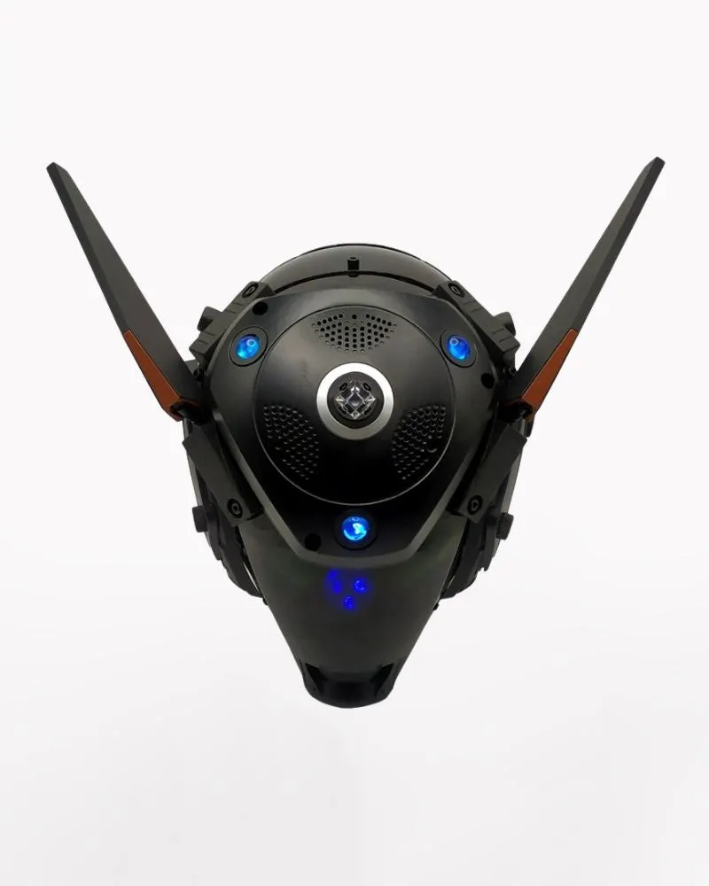Mechanical Illuminated Cyberpunk Helmet