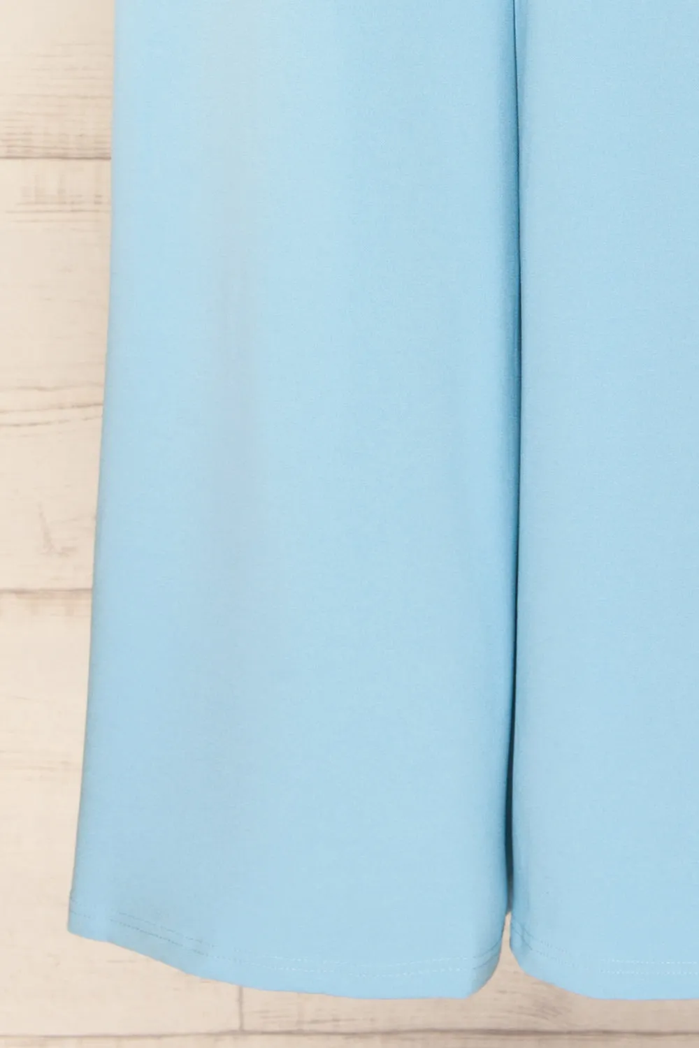Nowogrod Blue | Wide-Leg Jumpsuit w/ Halter Neck