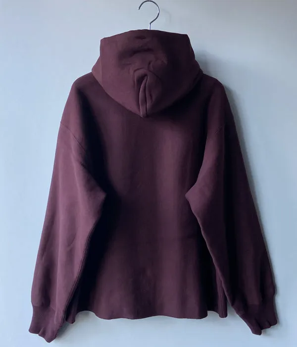 PHEENY/ATHLETIC FLEECE HOODIE(BURGUNDY)