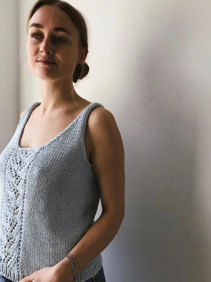Rēsu summer top, Önling No 21 knitting kit