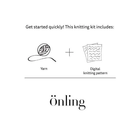Rēsu summer top, Önling No 21 knitting kit