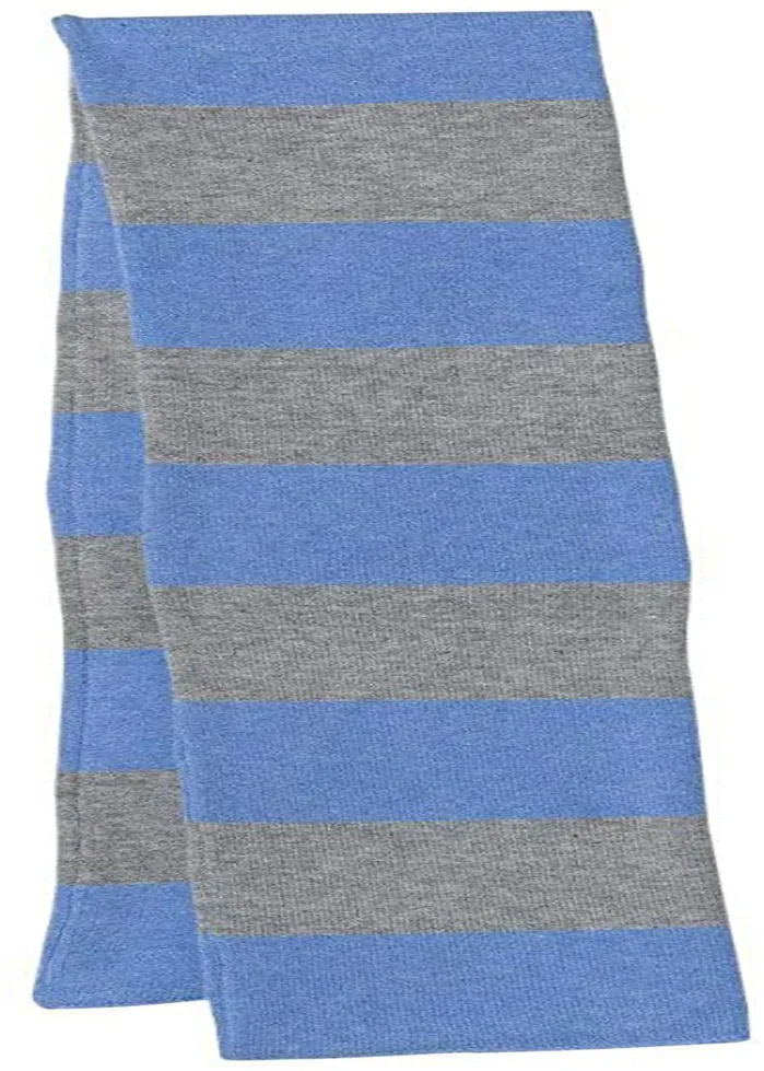Rugby Striped Knit Scarf