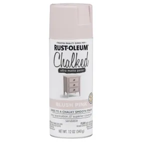 Rust-Oleum® 302594 Chalked Ultra Matte Spray Paint, Blush Pink, 12 Oz