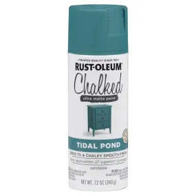 Rust-Oleum® 302597 Chalked Ultra Matte Spray Paint, Tidal Pond, 12 Oz