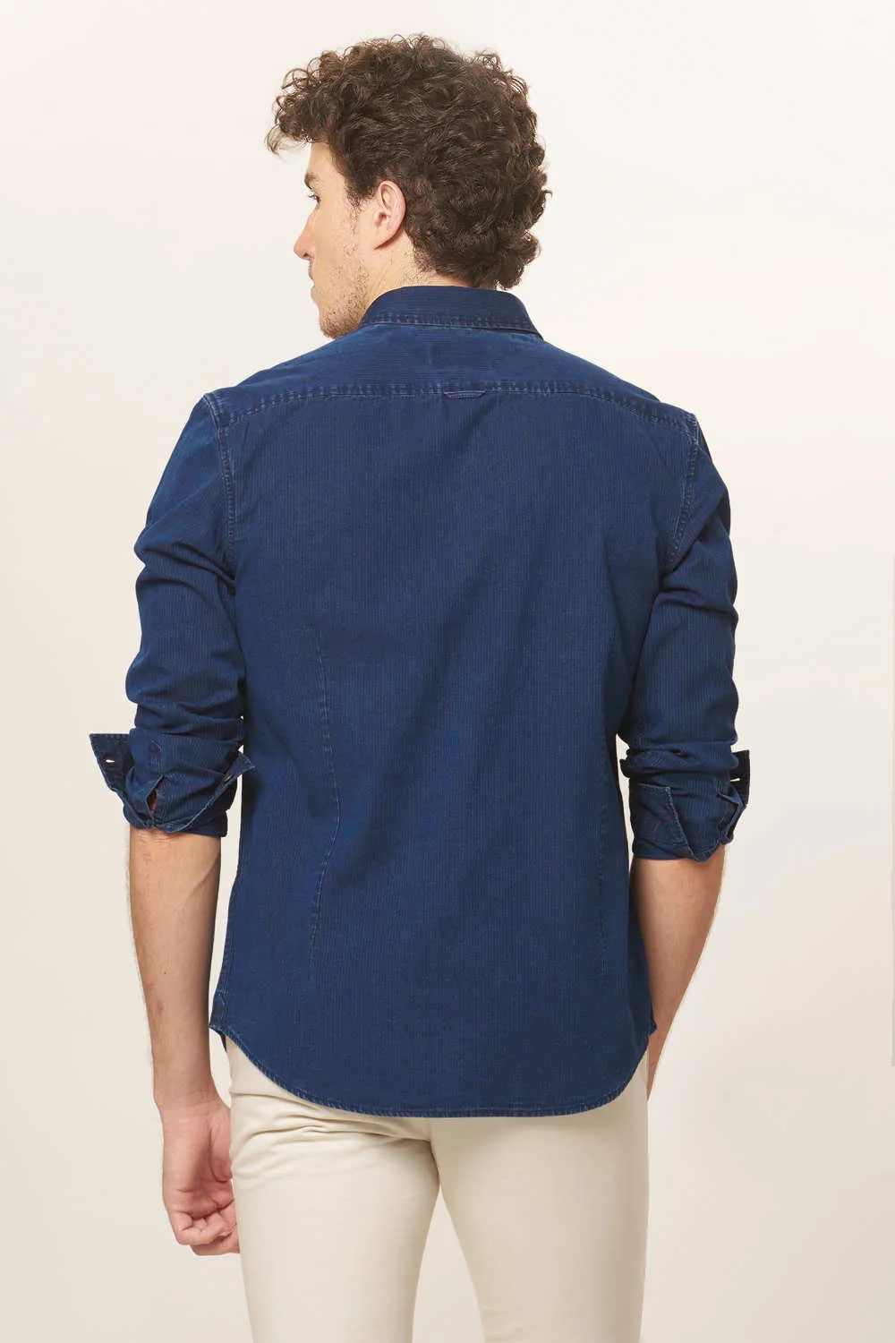 Slim Fit Stripes Checks