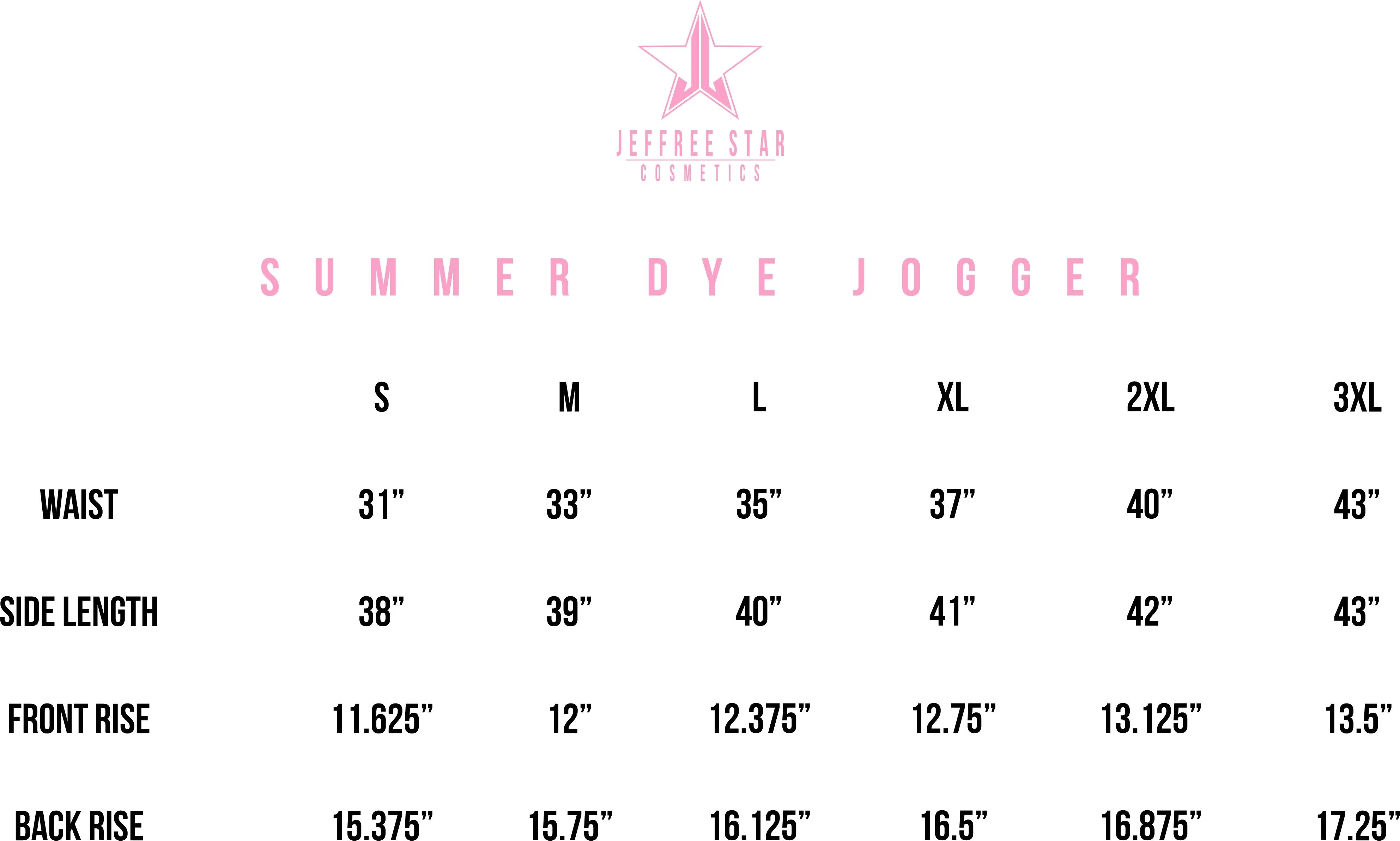 Snowcone Dye Joggers