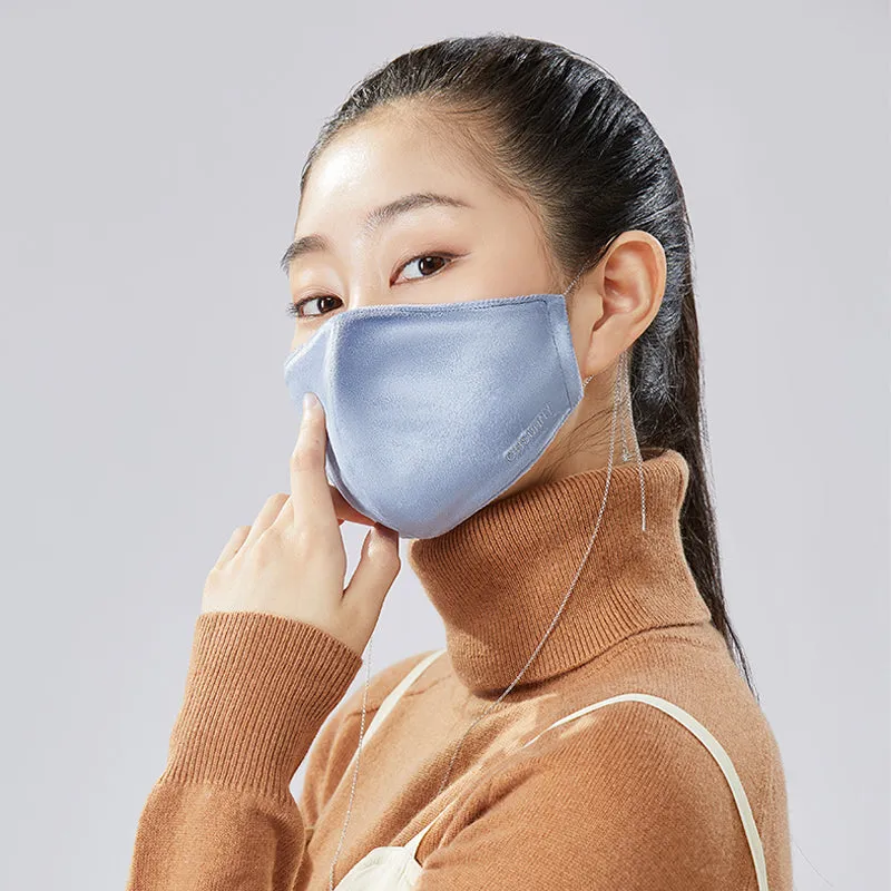 Stylish Winter Warm Face Cover with Chain Facemask for Women
