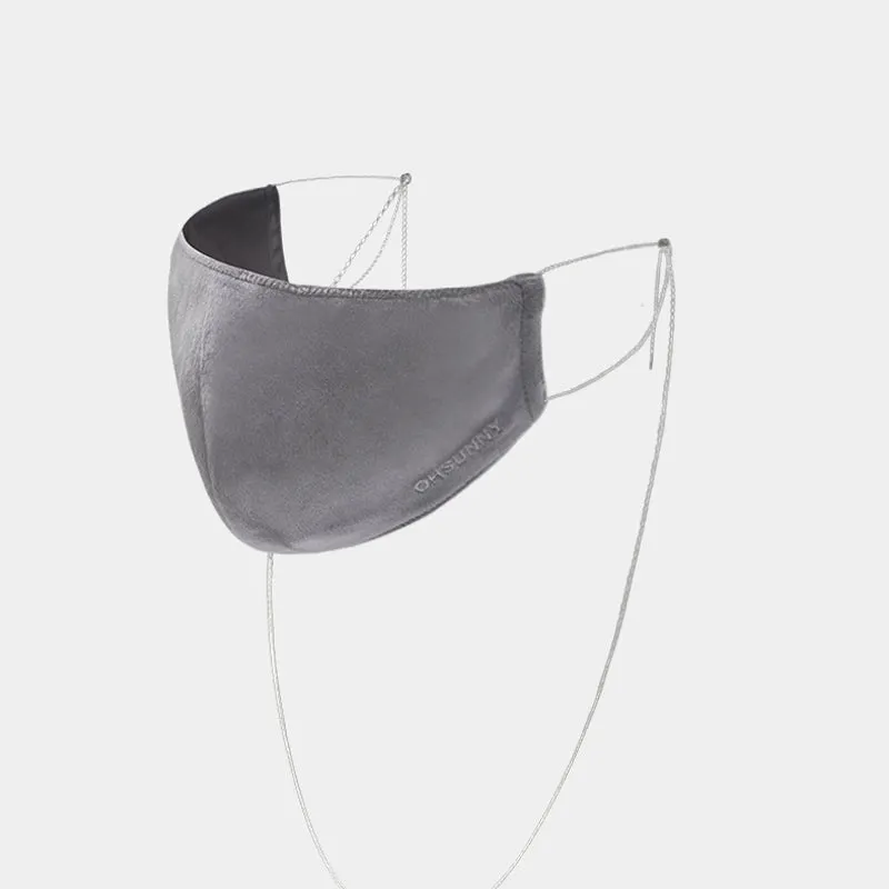 Stylish Winter Warm Face Cover with Chain Facemask for Women