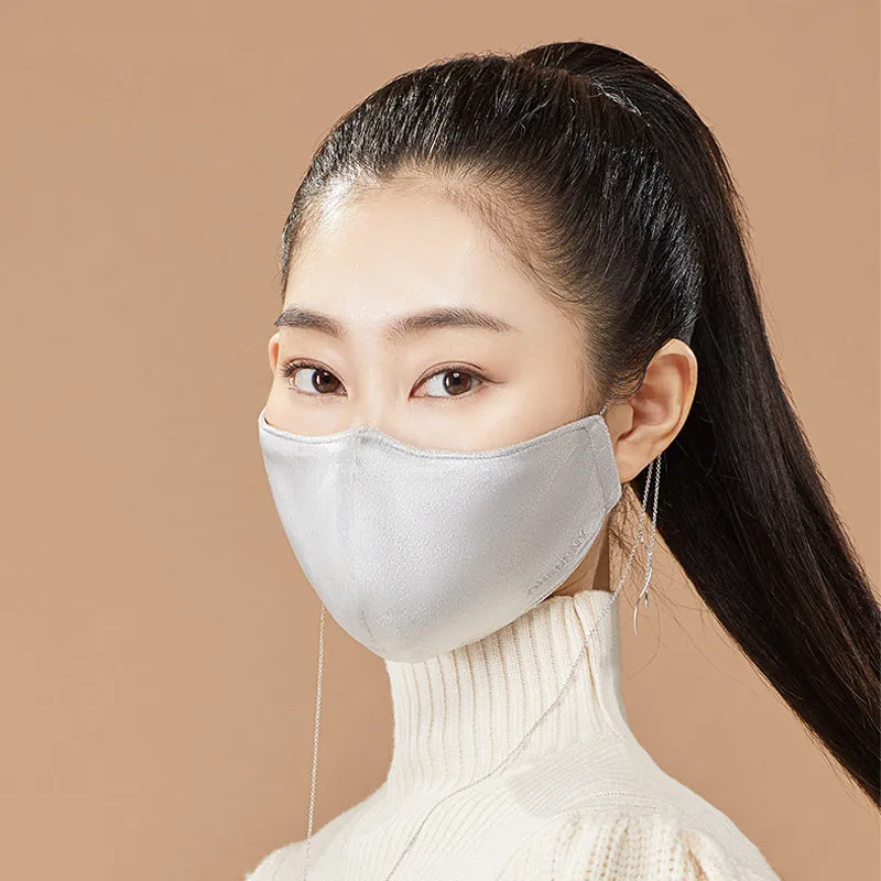 Stylish Winter Warm Face Cover with Chain Facemask for Women