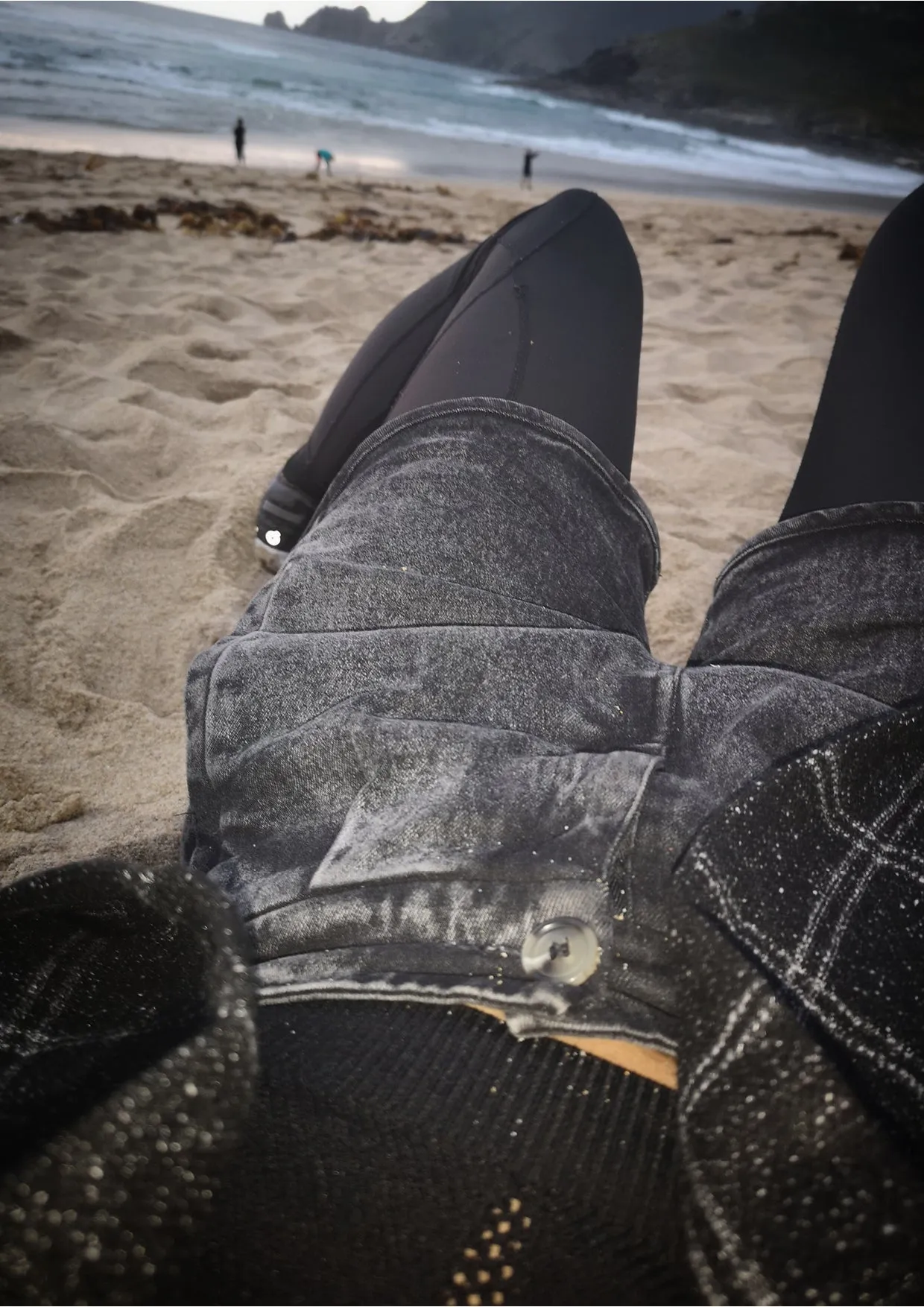 SWEATER LONG SLEEVE - KNIT TRANSPARENT black