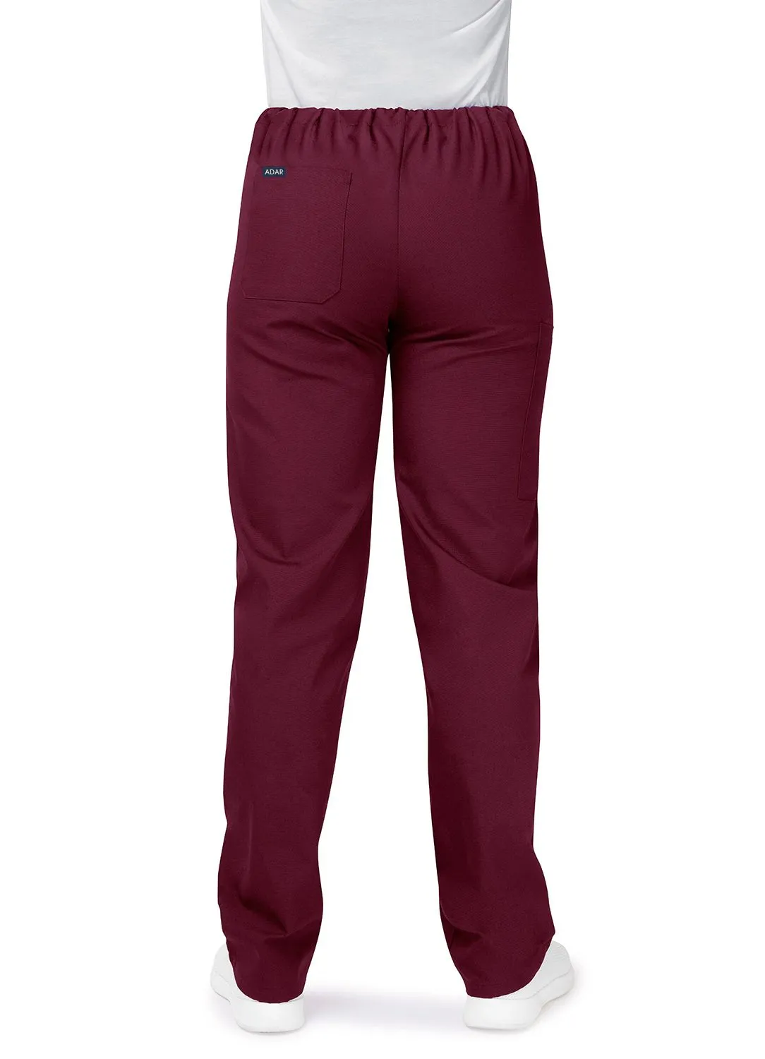 Unisex Drawstring Pants by Adar XS-5X / Burgundy