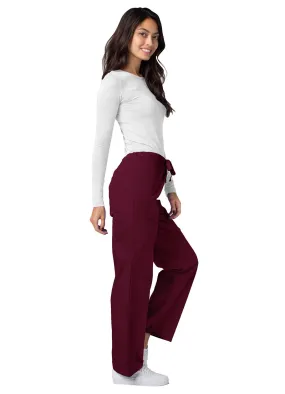 Unisex Drawstring Pants by Adar XS-5X / Burgundy